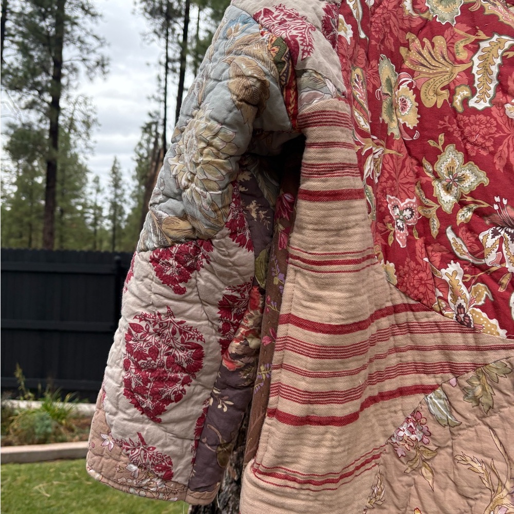 Patchwork Quilted Women's Jacket - Picture 5 of 7
